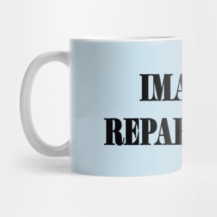 IMAGINE REPARATIONS - Black - Back Mug